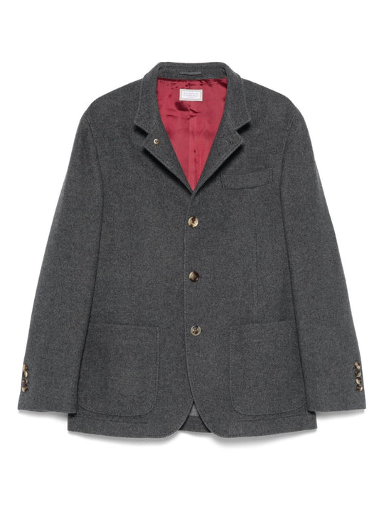 Cashmere Single-Breasted Jacket