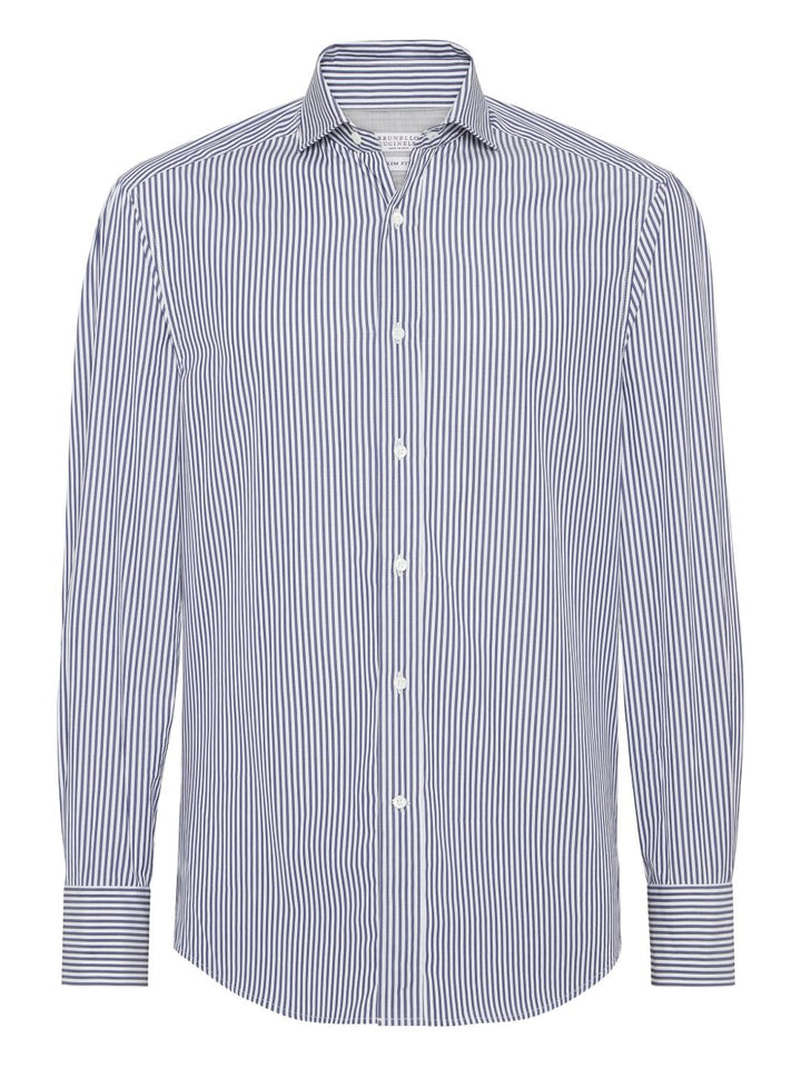 Brunello Cucinelli Shirts - Blue and green | cc195eb34004230d2a58b667bf413e4ee11dc990