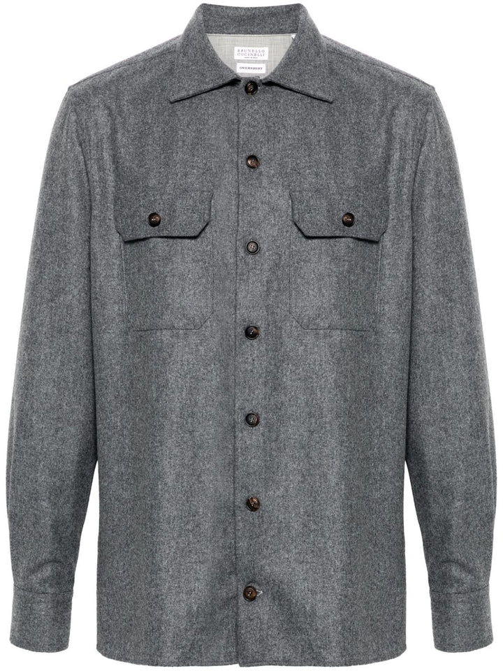 Brunello Cucinelli Shirts - Blacks and greys | feea06af09a390d9ad5e83625ab9d50ae714928b
