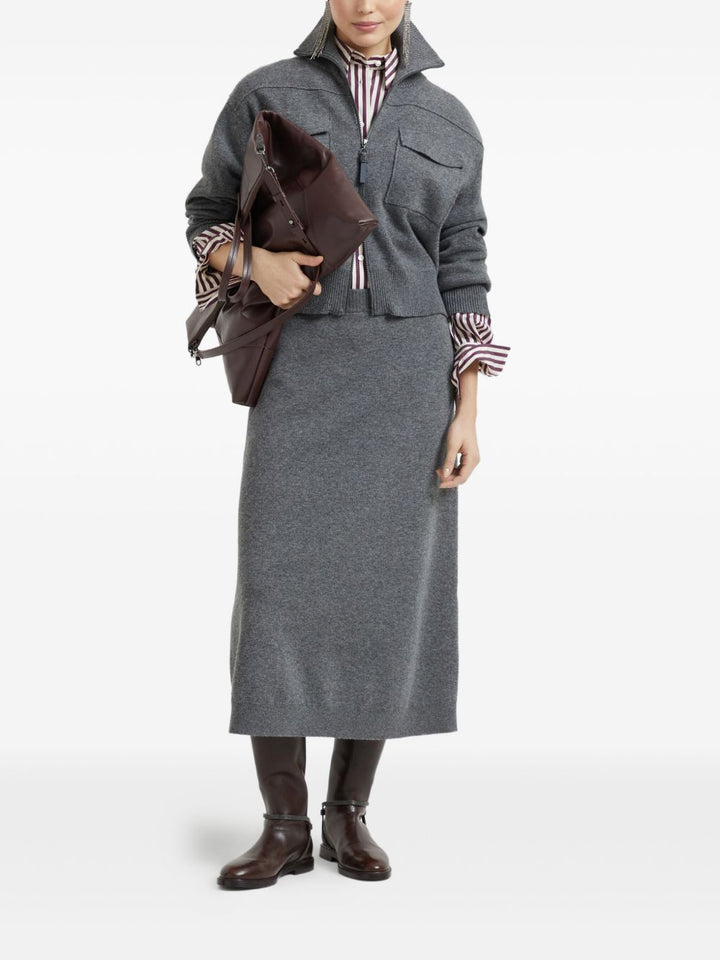 Brunello Cucinelli Skirts - Blacks and greys | 1509b3a727f0ff5bae97d68af0695673eba9e2ad