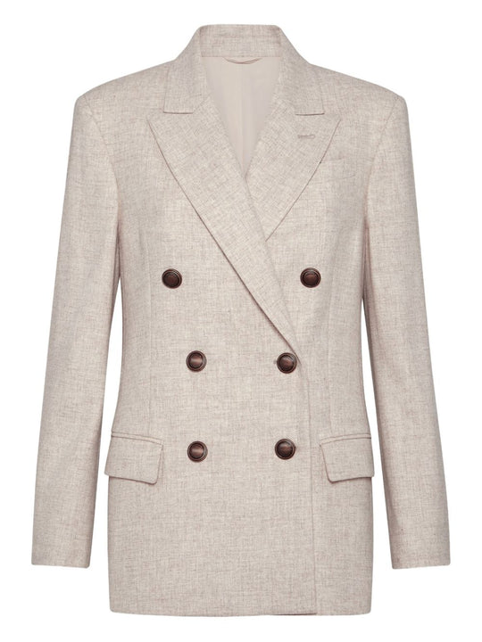 Wool Double-Breasted Jacket