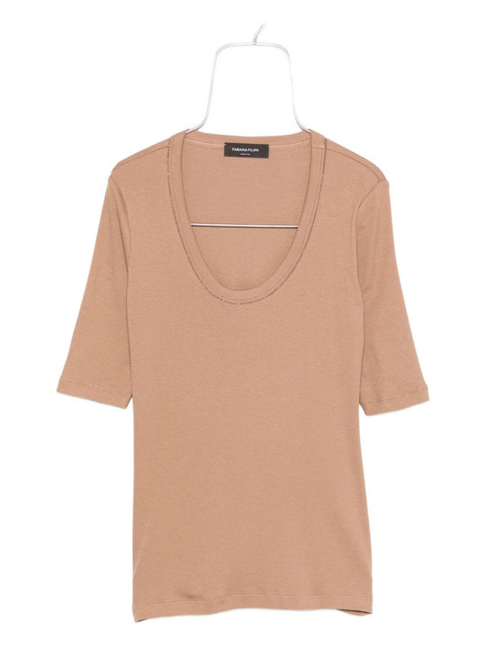 Cotton V-Necked Top