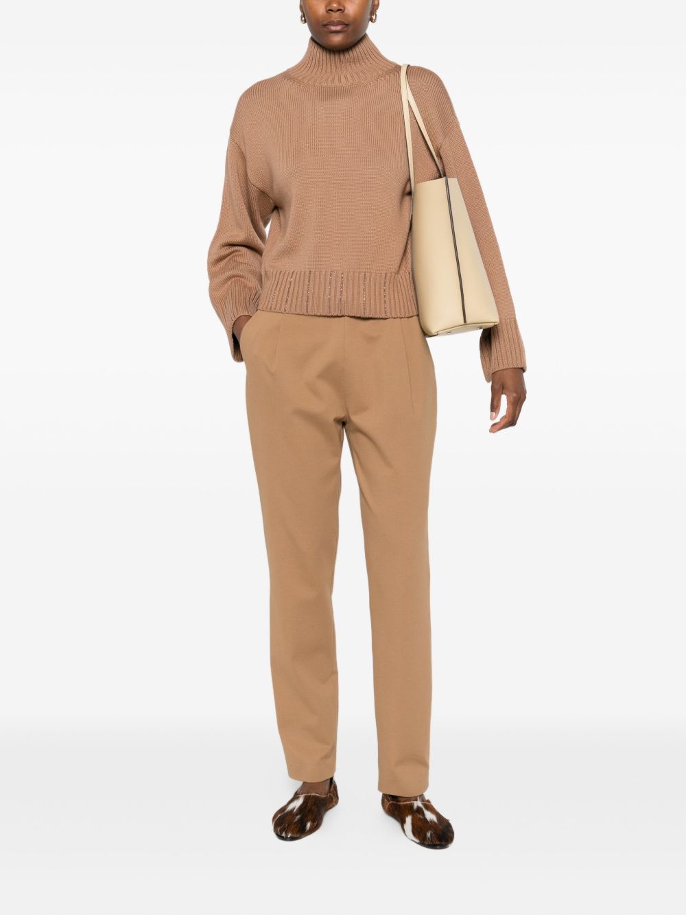 Fabiana Filippi Trousers - Brown | b537bbc2985cdd63230c5d1431bce8ace39cbe7c