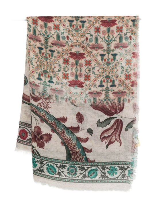 Printed Cashmere Scarf