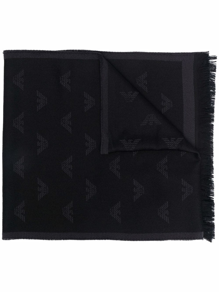 Emporio Armani Scarfs - Blacks and greys | aa29b6f6878cdcb0f29c5bb8869eb3a804dca6ee