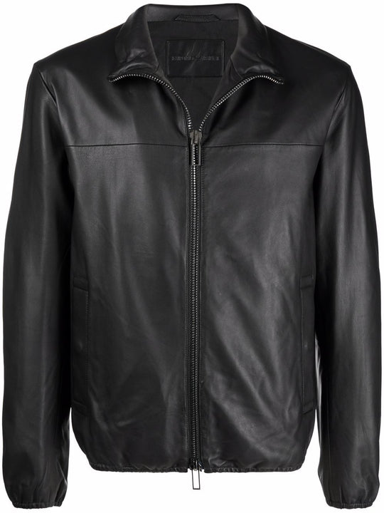Leather Zipped Jacket