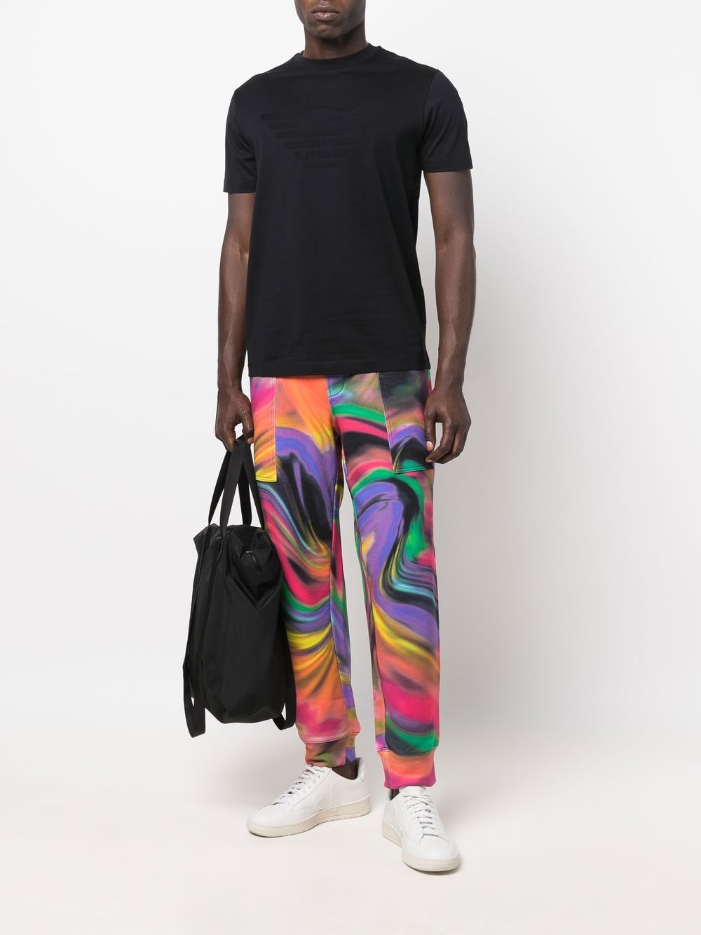 Emporio Armani T-shirts and Polos - Blue and green | 7fdbd5c7cc5f75af01b2a6361c93a34bfb96e7aa