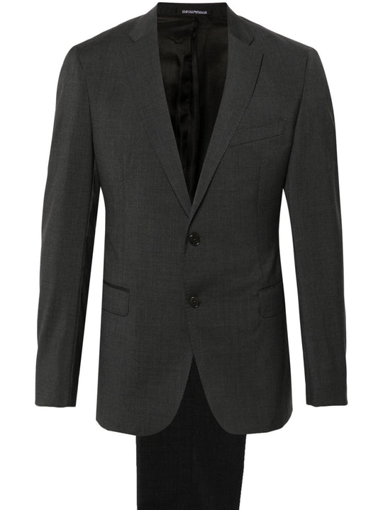 Wool Single-Breasted Suit