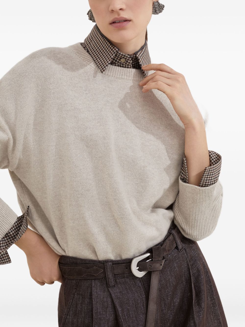 Brunello Cucinelli Sweaters - Light and natural | 636ab38a15a54ff73bdd111e767ea6206c026931