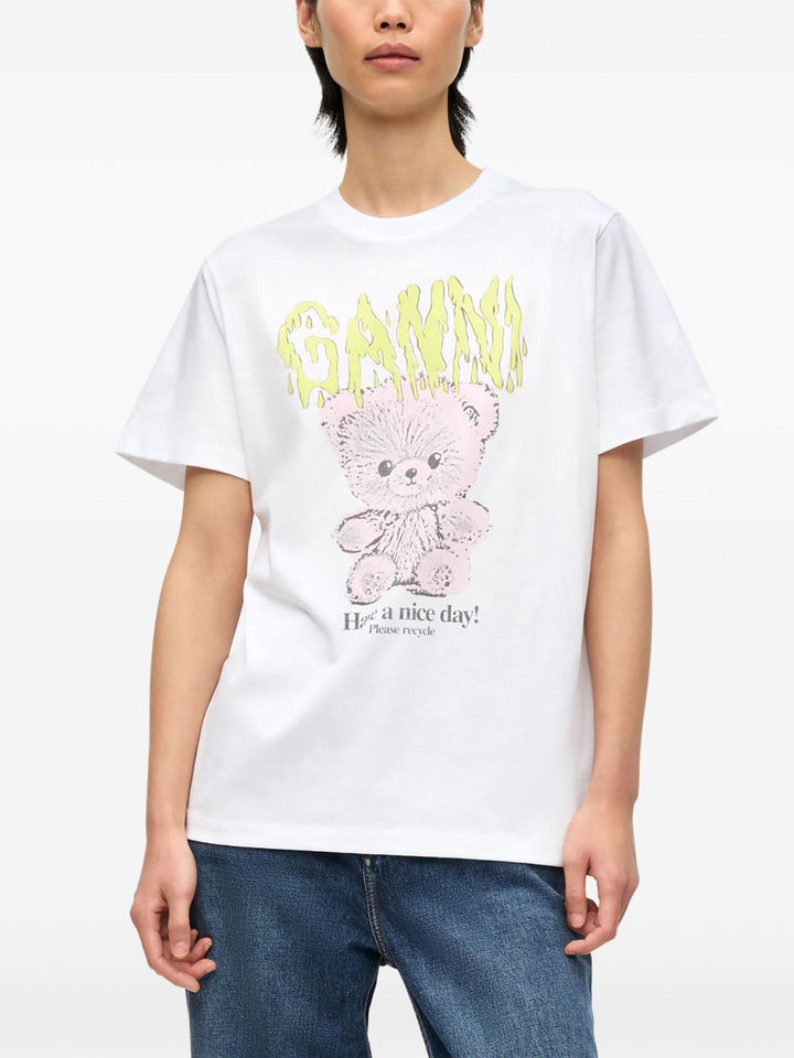 Ganni T-shirts and Polos - Light and natural | 31d97ffc057b1408f5c0897f2810c5349f855ea7