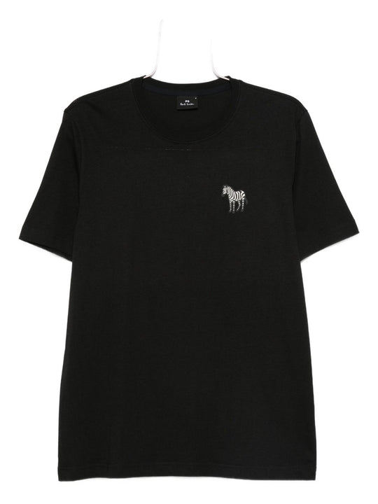 Zebra Logo Cotton T-Shirt