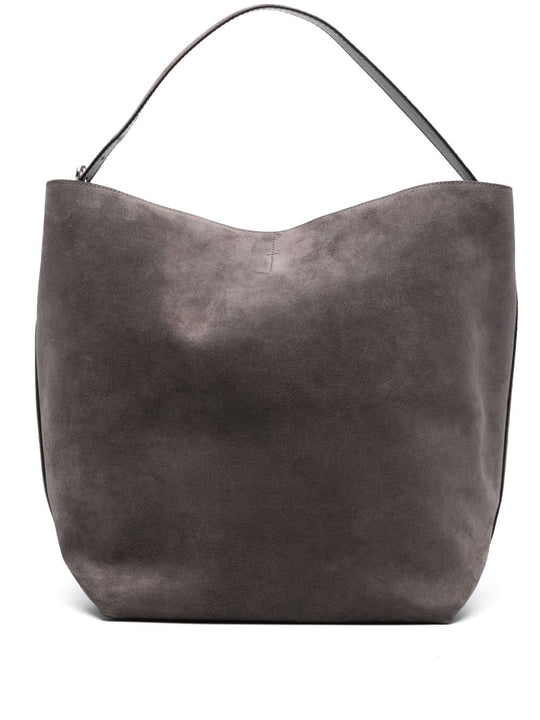 Leather Belted Tote