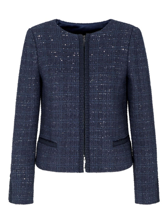 Wool Blend Blazer Jacket