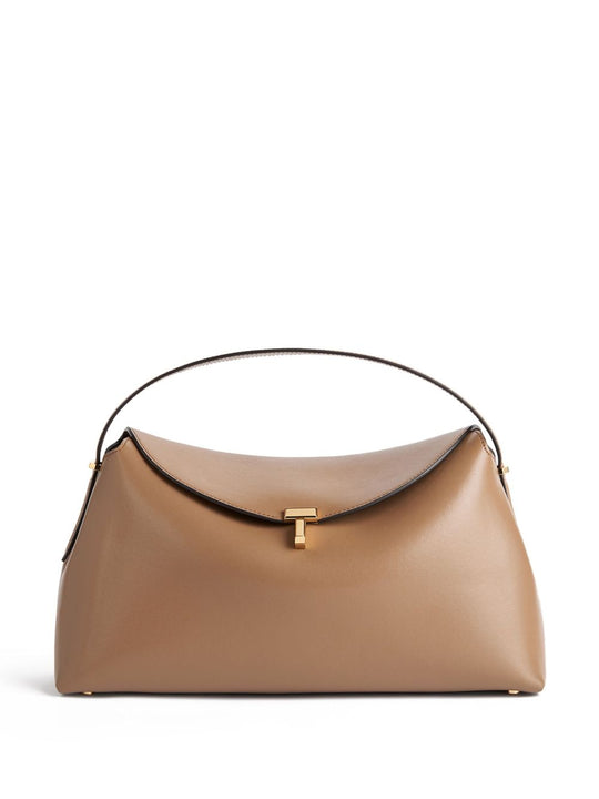 T-Lock Leather Shoulder Bag