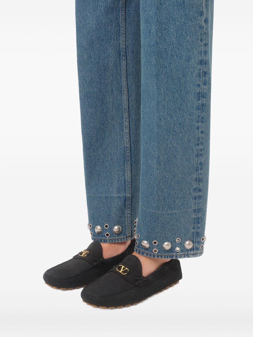 Valentino Garavani Flat shoes - Blacks and greys | f947664eae0d68ad881d617ffdb3bdfc5abff0ad