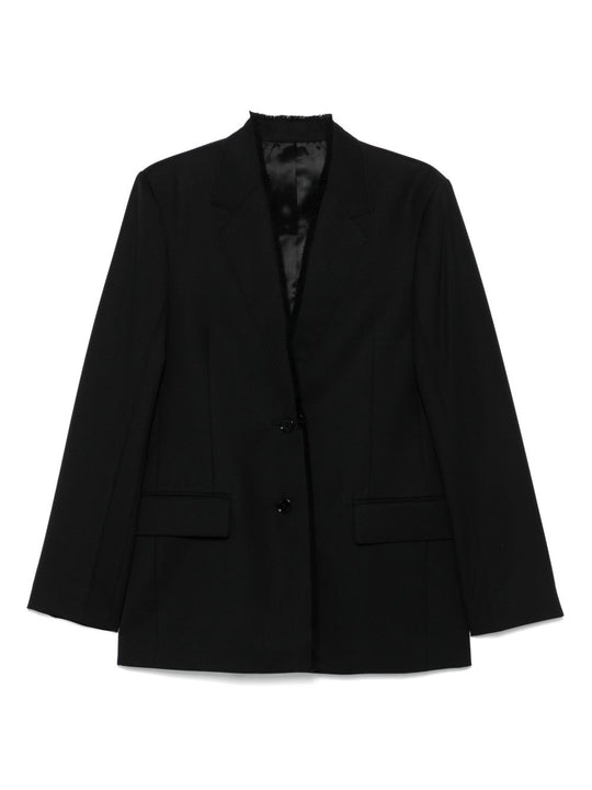 Wool Single-Breasted Jacket