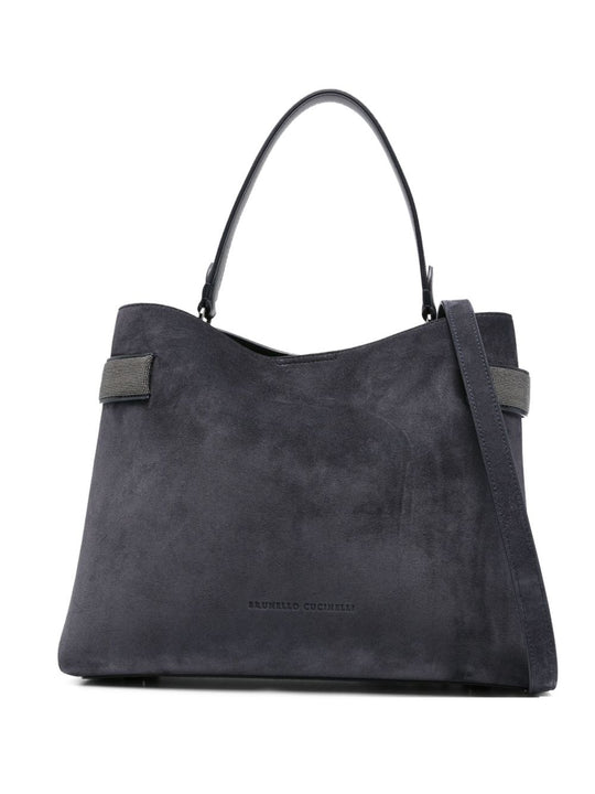 Suede Leather Handbag