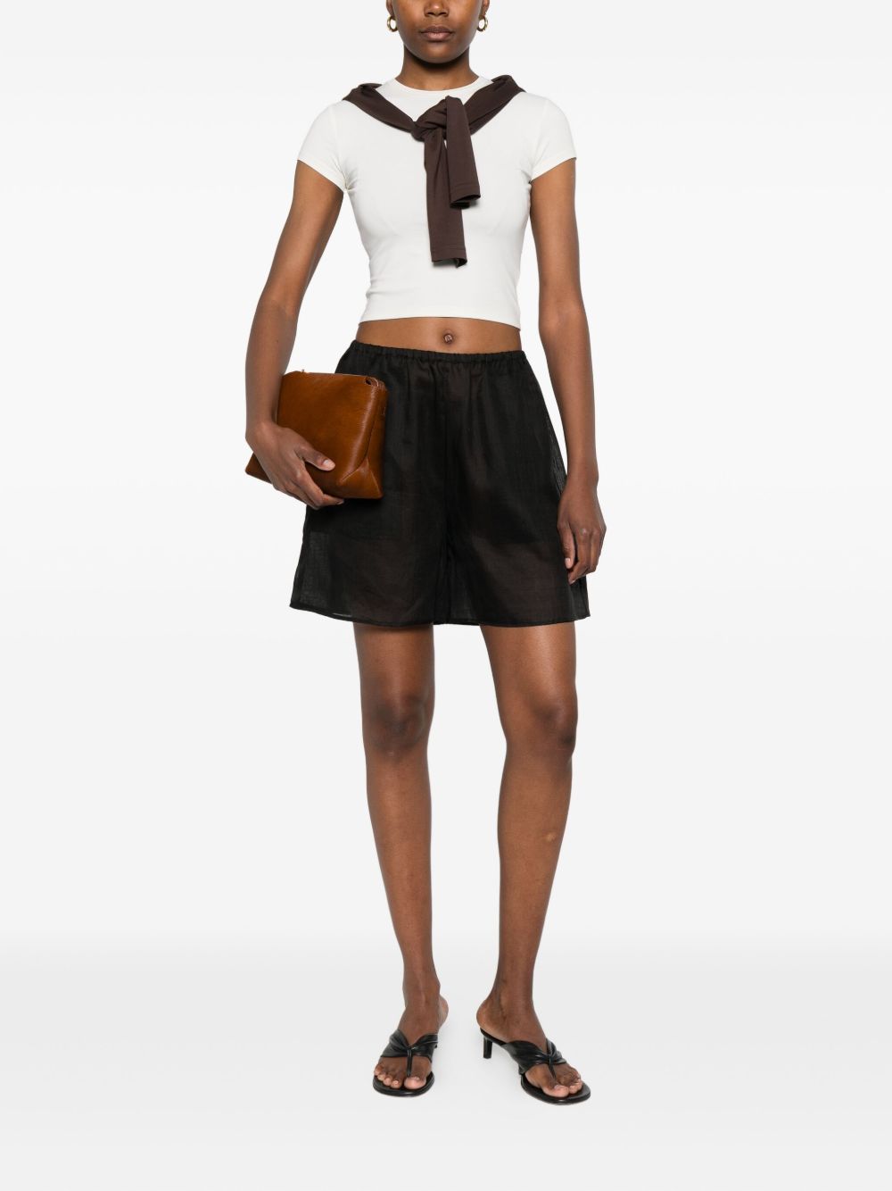 Toteme Pre Shorts - Blacks and greys | 2104f11126717296c75461811b8031a9d6b6f7c8