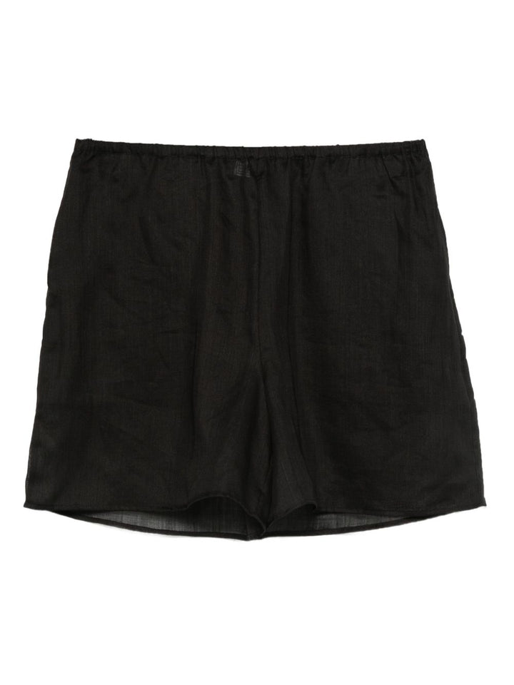 Toteme Pre Shorts - Blacks and greys | 79fc71a3ea92eb7ae0ff6d140b3541b8dcba8a30