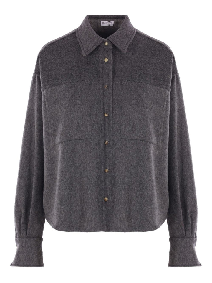 Brunello Cucinelli Shirts - Blacks and greys | dde8b7bcfd454464569d0389cc2400ed0ebca048