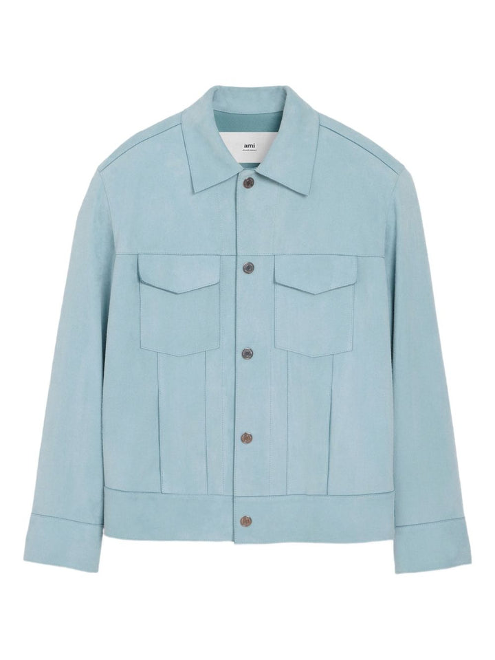 Ami Paris Jackets - Blue and green | a70aced0c24261cd518ed872779ea8f2cab28bcf