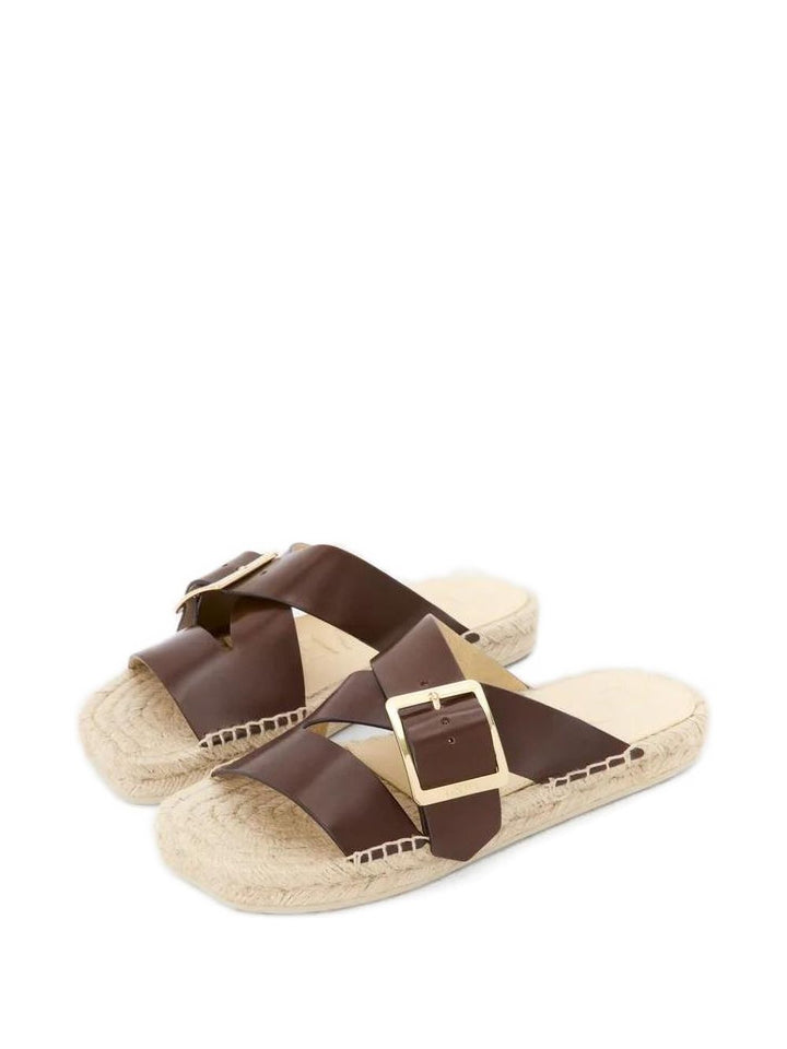 Loewe Paula'S Ibiza Sandals - Brown | c61c67fb9d0e2906722fe795b1dc616298a5570d
