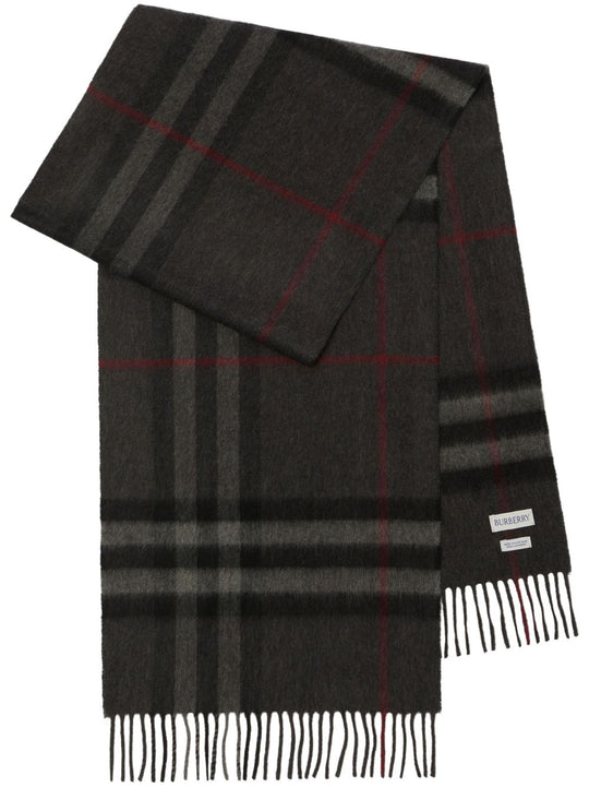 Giant Check Cashmere Scarf