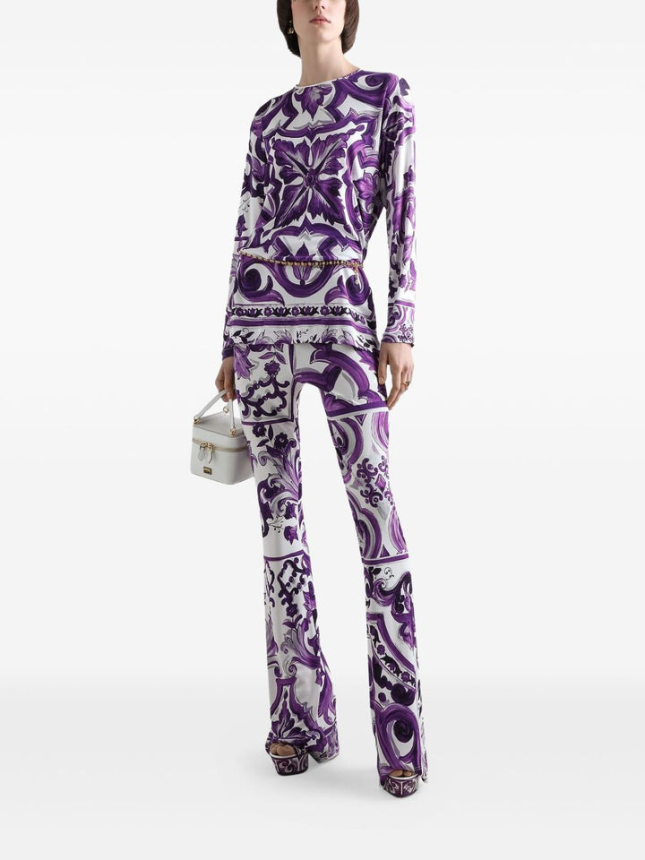 Dolce & Gabbana Trousers - Blue and green | 04987b7b5fb2666ddd360a2e5dddd5414f1ea784