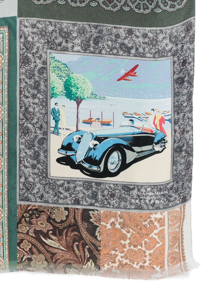 Pierre Louis Mascia Scarfs - Blacks and greys | 36e8de58f099cbe80724aa4afe1c606529dc7a72