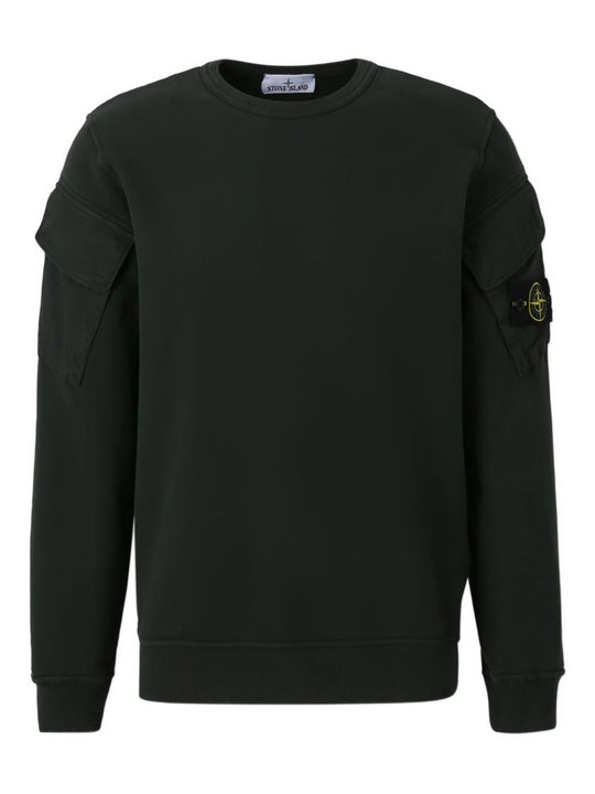 Logo Cotton Crewneck Sweatshirt