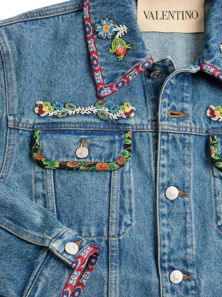 Valentino Coats - Blue and green | dca9f1e40a058800e4bdafe1824a4d8fdbec520d