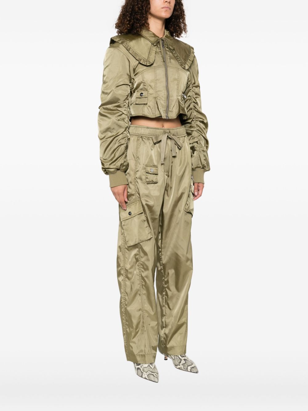 Ganni Coats - Blue and green | ef1f11d092bd11c73d173bcce2cc9ea81a747bb0