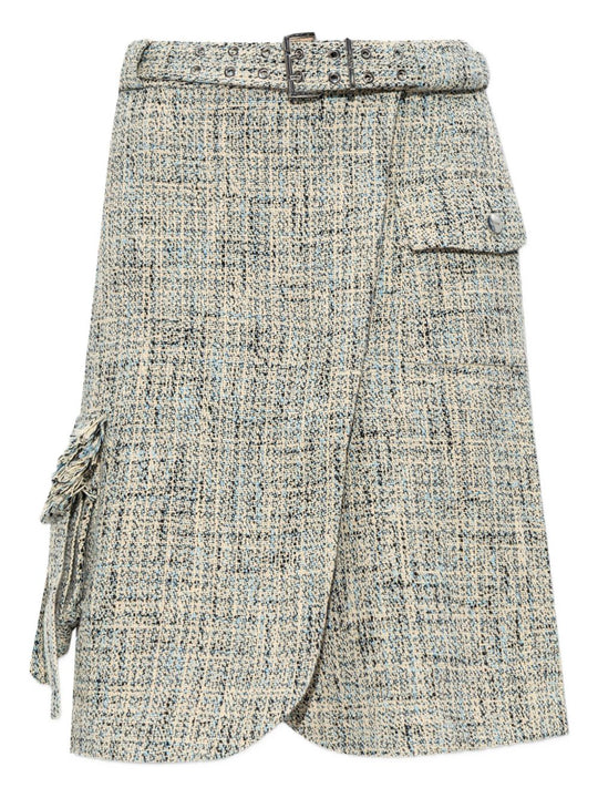Tweed Midi Skirt