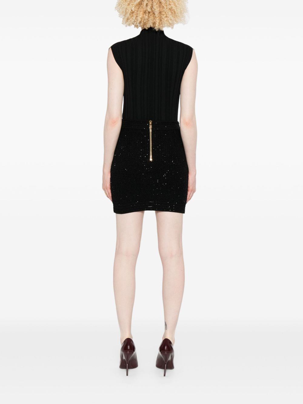 Balmain Skirts - Blacks and greys | eb115a1eb7fcae8f17da47ae3bca03efdb3096e0