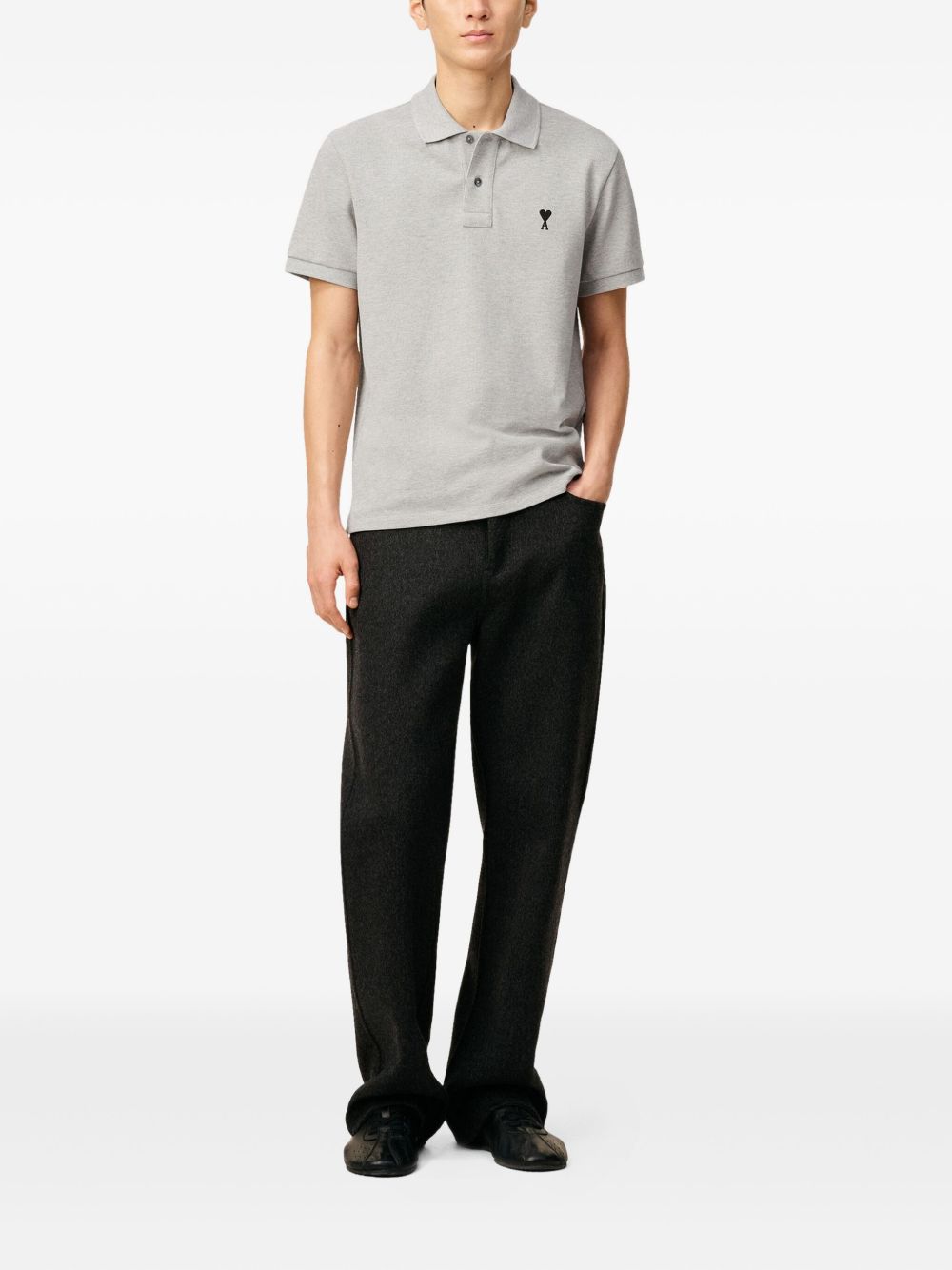 Ami Paris T-shirts and Polos - Blacks and greys | 8d35b39f7fb5d5fa09d9a8830a1bc5c23385f475