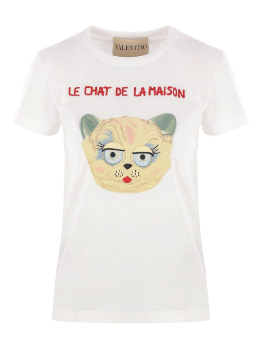 Le Chat De La Maison Cotton T-Shirt