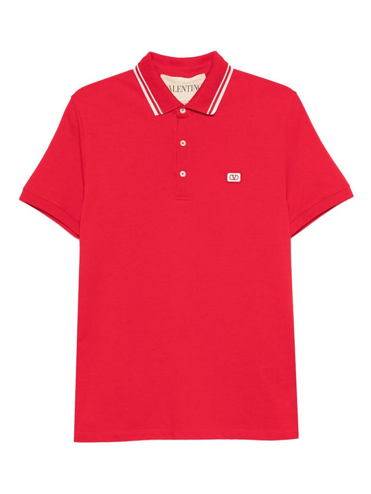 Vlogo Signature Cotton Polo Shirt