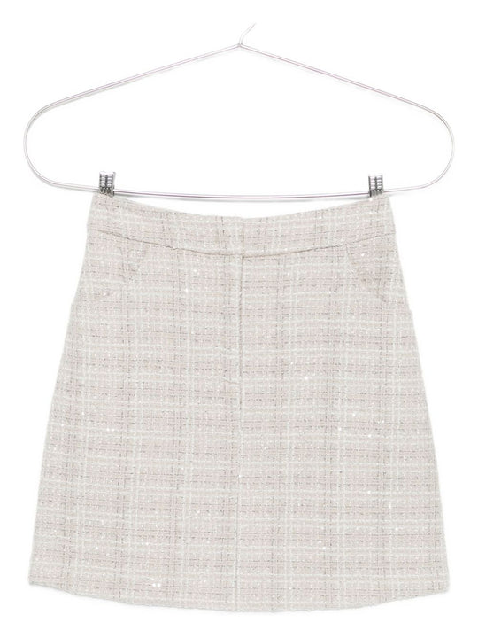 Wool Blend Mini Skirt