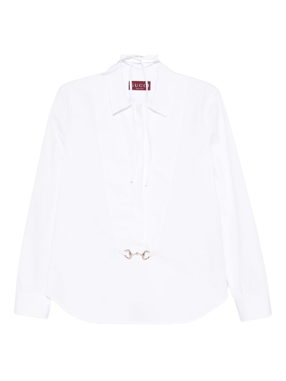 Horsebit Cotton Shirt