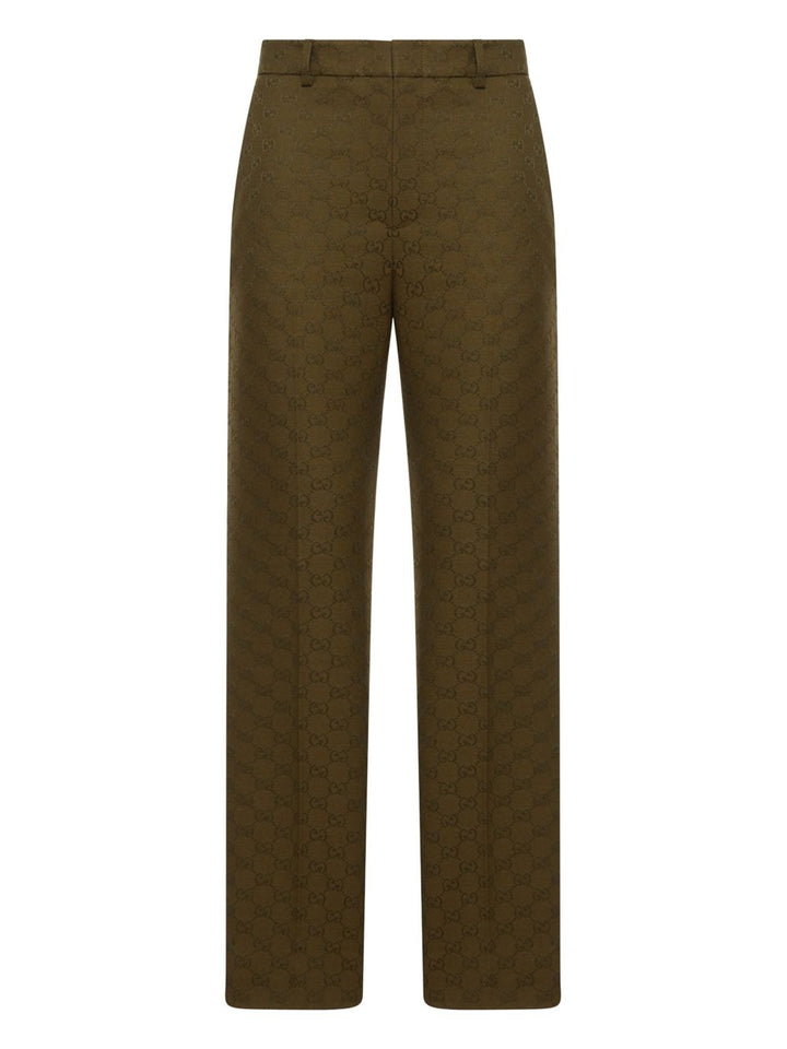 Gucci Trousers - Blue and green | d1ebcadd3ff0c353b4f895975ec40617e3e34d16