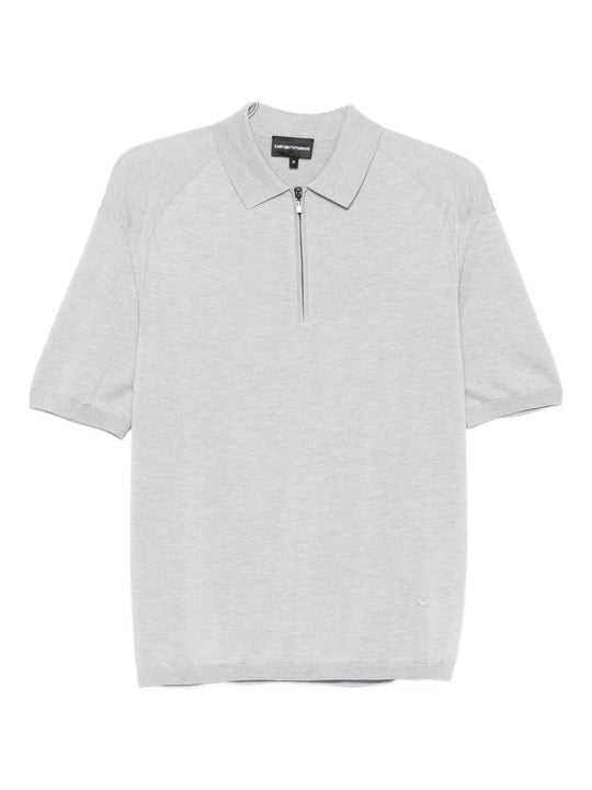 Wool Blend Polo Shirt