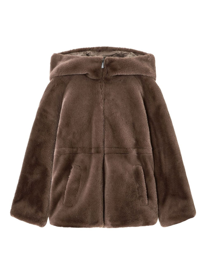 Emporio Armani Coats - Brown | fd9c5fa916f740a3b51d910fc99092e6c4db3a85