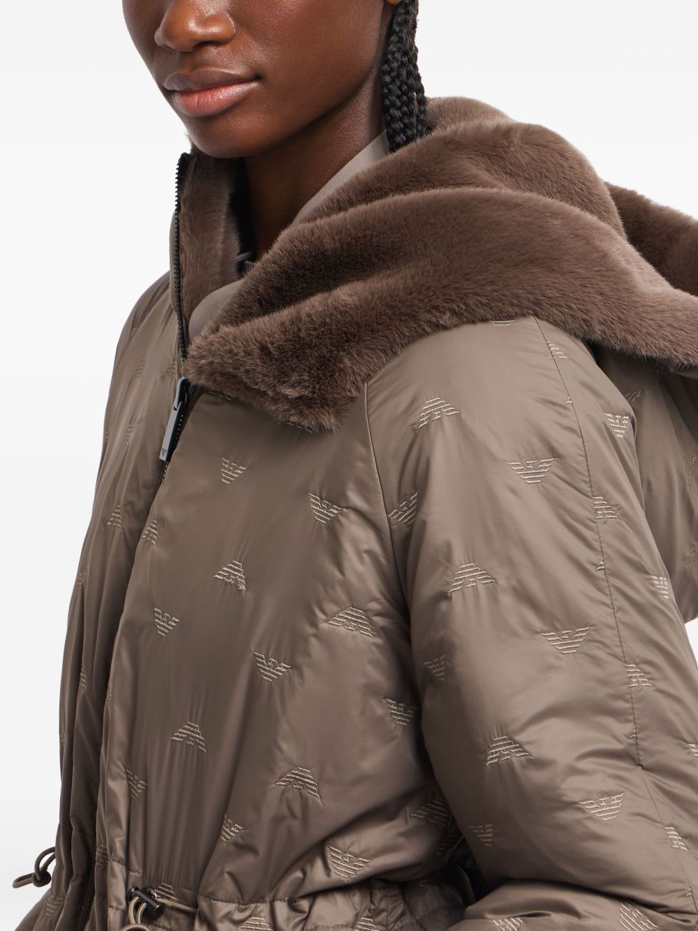 Emporio Armani Coats - Brown | cd529a9ae8b72cb52ea7acdad476a9b350b1fd03