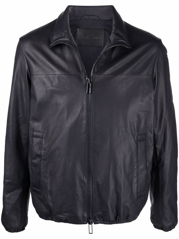 Leather Zipped Jacket