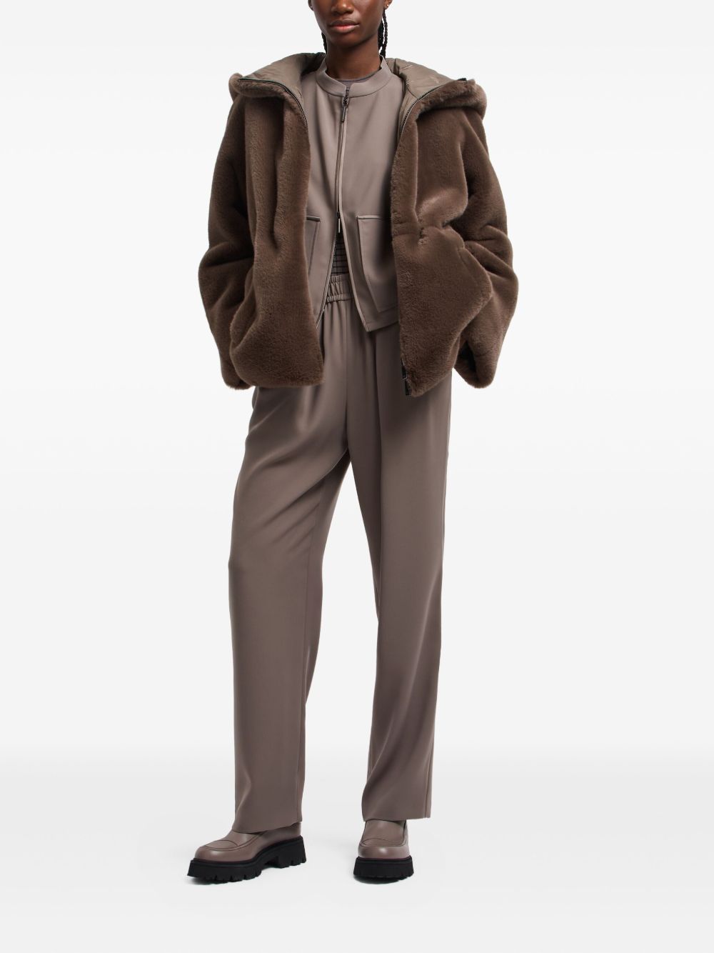 Emporio Armani Trousers - Brown | 18aad5a4fe1bd3777f263498d468a7d307b7cb24