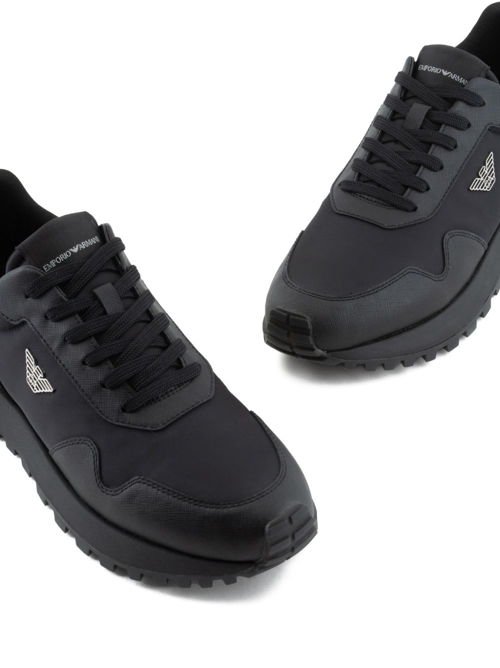 Emporio Armani Exclusive Sneakers - Blacks and greys | cbc0f475444a66bbdbacc41defcd7e4c2f3fc2f1