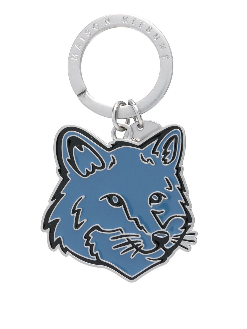 Maison Kitsune' Keychains - Blue and green | 0535678320e6c40a19fb912fe77f53b51f1471fb