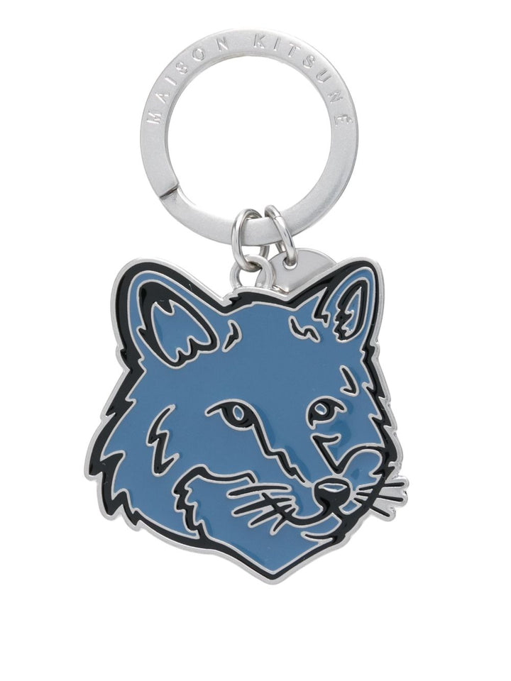 Maison Kitsune' Keychains - Blue and green | 0535678320e6c40a19fb912fe77f53b51f1471fb
