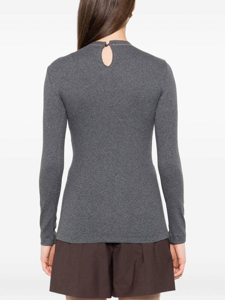 Brunello Cucinelli T-shirts and Polos - Blacks and greys | 2ed4973d2f0067dd69d19ece78fd226bb7b06d60