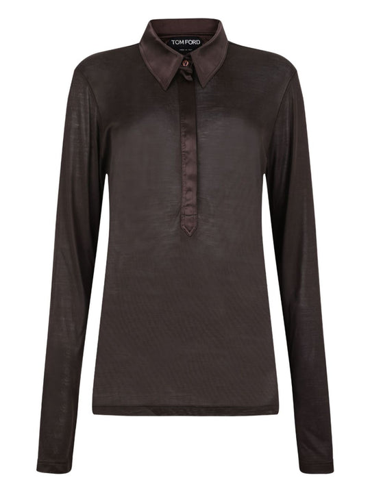 Silk Polo Shirt